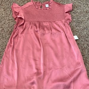 Pink silk Old Navy extra small fancy shirt